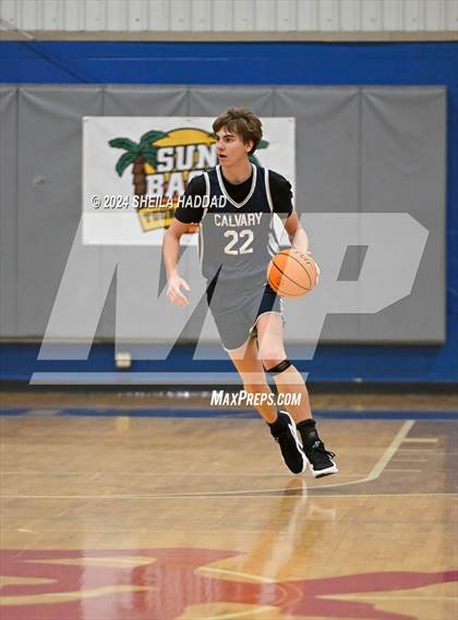 Thumbnail 3 in Calvary Christian vs St Peterburg (Sun Bash Tampa) photogallery.