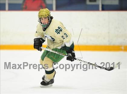 Thumbnail 2 in Glastonbury vs. Notre Dame (CIAC Division 1 First Round) photogallery.