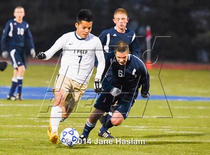 Thumbnail 2 in International Prep vs. Mount Academy (NYSPHSAA Class D Final) photogallery.