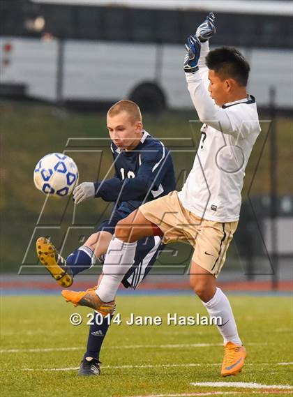 Thumbnail 3 in International Prep vs. Mount Academy (NYSPHSAA Class D Final) photogallery.