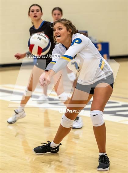 Thumbnail 2 in Parowan vs Enterprise (PHS JV Volleyball Tournament) photogallery.