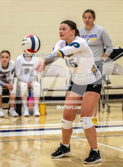 Thumbnail 1 in Parowan vs Enterprise (PHS JV Volleyball Tournament) photogallery.
