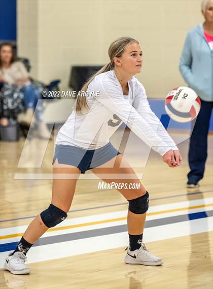 Thumbnail 3 in Parowan vs Enterprise (PHS JV Volleyball Tournament) photogallery.