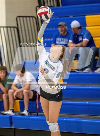 Thumbnail 3 in Parowan vs Enterprise (PHS JV Volleyball Tournament) photogallery.