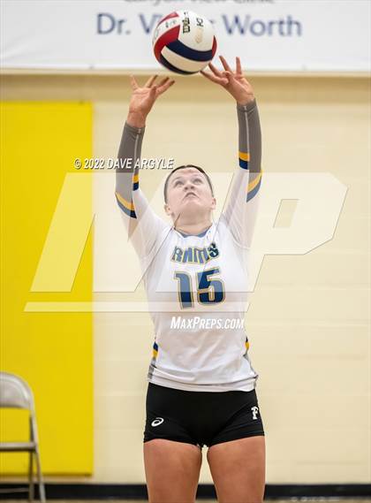 Thumbnail 1 in Parowan vs Enterprise (PHS JV Volleyball Tournament) photogallery.