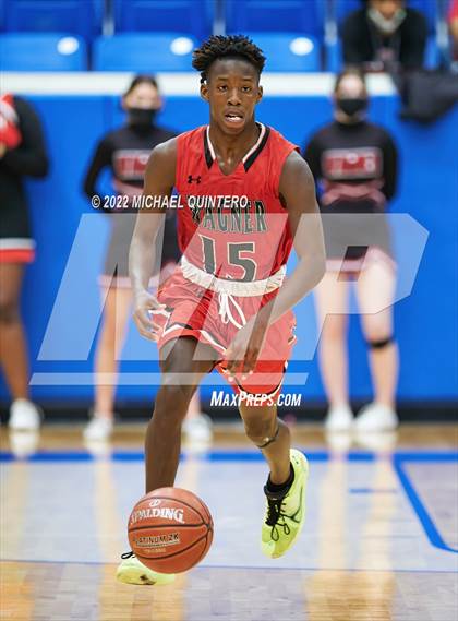 Thumbnail 3 in Wagner @ Johnson (UIL 6A Bi-District Playoff) photogallery.