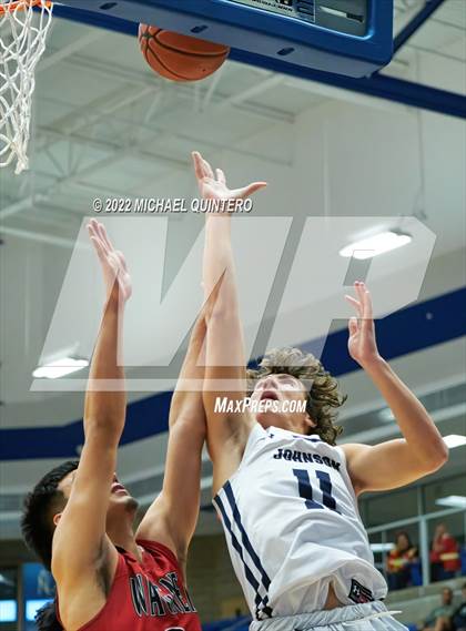 Thumbnail 1 in Wagner @ Johnson (UIL 6A Bi-District Playoff) photogallery.