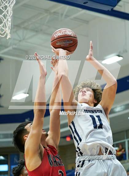 Thumbnail 3 in Wagner @ Johnson (UIL 6A Bi-District Playoff) photogallery.