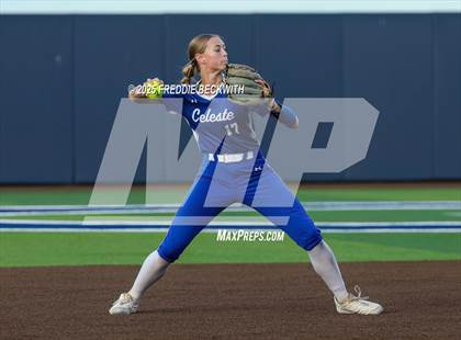 Thumbnail 1 in Celeste vs. Muenster (UIL 2A Area Playoff) photogallery.