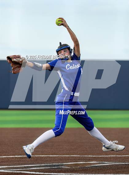 Thumbnail 1 in Celeste vs. Muenster (UIL 2A Area Playoff) photogallery.