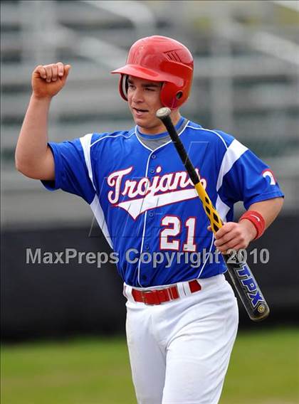 Thumbnail 3 in Trinity Christian vs Haltom (Carrollton Diamond Classic) photogallery.