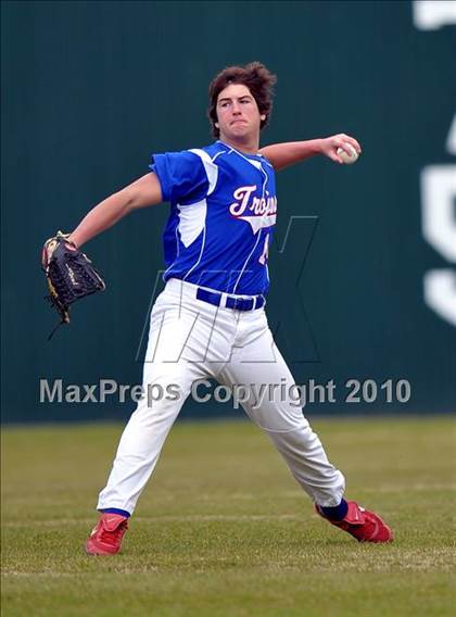 Thumbnail 3 in Trinity Christian vs Haltom (Carrollton Diamond Classic) photogallery.
