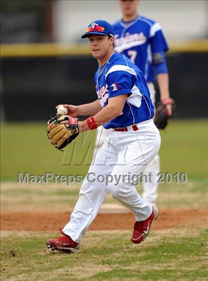 Thumbnail 2 in Trinity Christian vs Haltom (Carrollton Diamond Classic) photogallery.