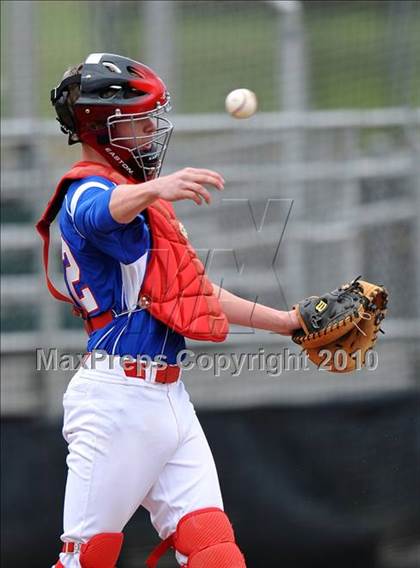 Thumbnail 2 in Trinity Christian vs Haltom (Carrollton Diamond Classic) photogallery.