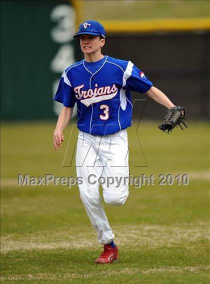 Thumbnail 2 in Trinity Christian vs Haltom (Carrollton Diamond Classic) photogallery.