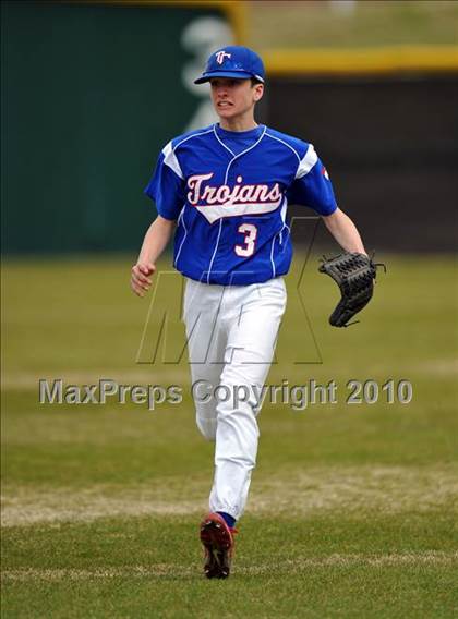 Thumbnail 3 in Trinity Christian vs Haltom (Carrollton Diamond Classic) photogallery.