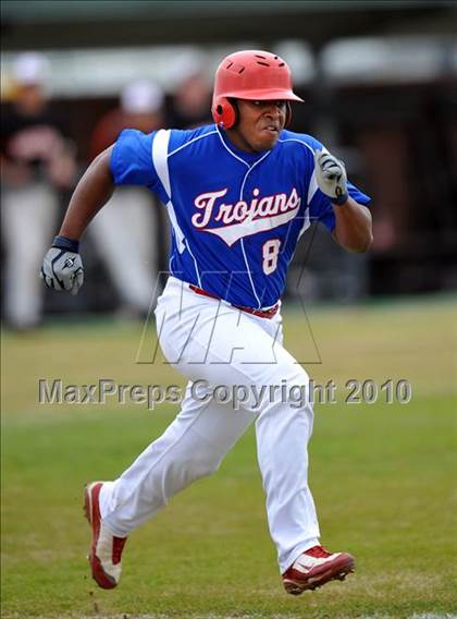 Thumbnail 3 in Trinity Christian vs Haltom (Carrollton Diamond Classic) photogallery.