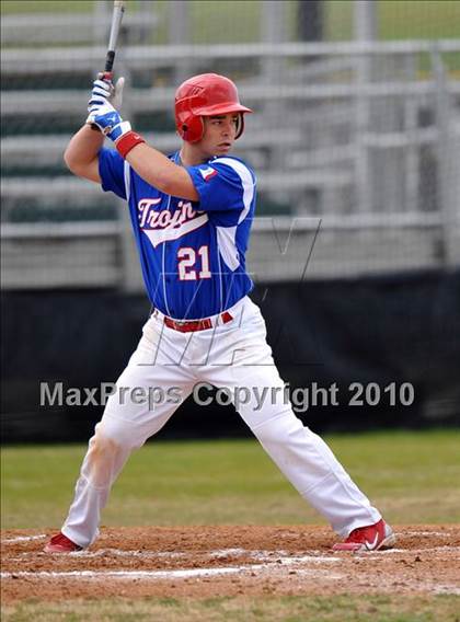 Thumbnail 2 in Trinity Christian vs Haltom (Carrollton Diamond Classic) photogallery.