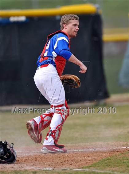 Thumbnail 2 in Trinity Christian vs Haltom (Carrollton Diamond Classic) photogallery.
