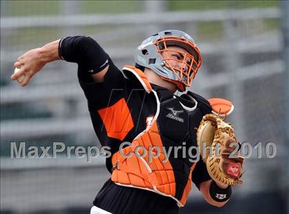 Thumbnail 2 in Trinity Christian vs Haltom (Carrollton Diamond Classic) photogallery.
