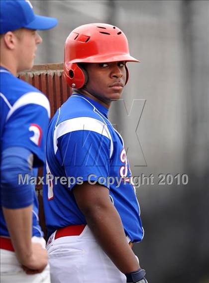 Thumbnail 3 in Trinity Christian vs Haltom (Carrollton Diamond Classic) photogallery.