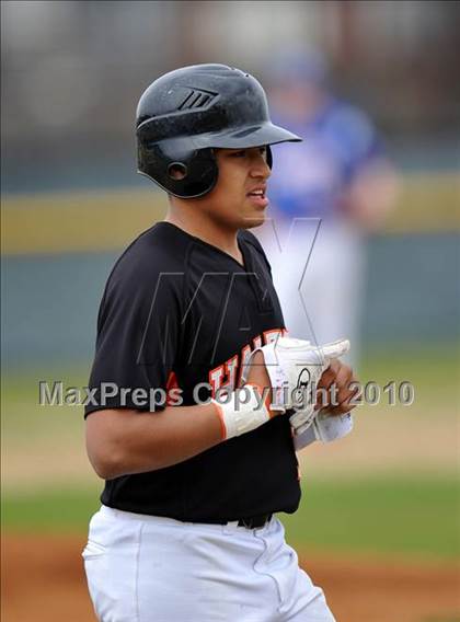 Thumbnail 2 in Trinity Christian vs Haltom (Carrollton Diamond Classic) photogallery.