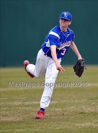Thumbnail 3 in Trinity Christian vs Haltom (Carrollton Diamond Classic) photogallery.