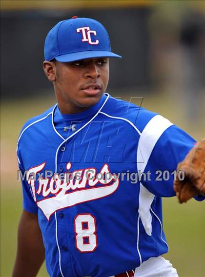 Thumbnail 2 in Trinity Christian vs Haltom (Carrollton Diamond Classic) photogallery.