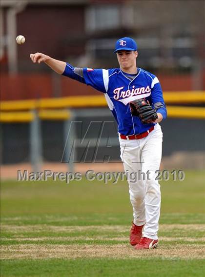 Thumbnail 3 in Trinity Christian vs Haltom (Carrollton Diamond Classic) photogallery.