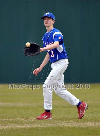 Thumbnail 3 in Trinity Christian vs Haltom (Carrollton Diamond Classic) photogallery.