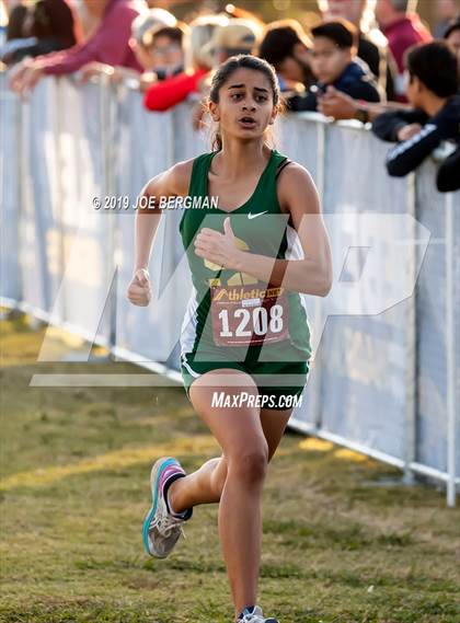 Thumbnail 2 in CIF Central Section Cross Country Championships (Girls D5 Race) photogallery.