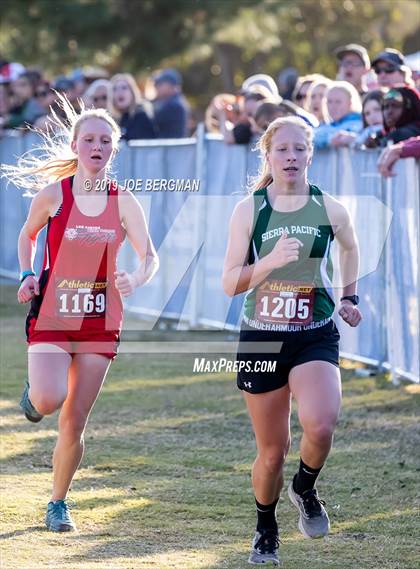 Thumbnail 3 in CIF Central Section Cross Country Championships (Girls D5 Race) photogallery.