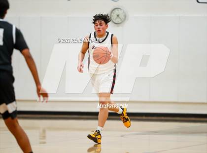 Thumbnail 3 in Whitney vs Sotomayor (CIF State Boys Basketball Championships D5 Round 1) photogallery.