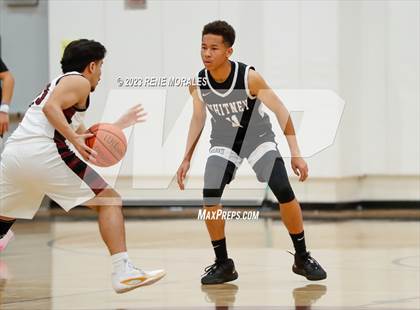 Thumbnail 2 in Whitney vs Sotomayor (CIF State Boys Basketball Championships D5 Round 1) photogallery.