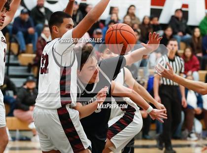 Thumbnail 1 in Whitney vs Sotomayor (CIF State Boys Basketball Championships D5 Round 1) photogallery.