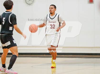 Thumbnail 1 in Whitney vs Sotomayor (CIF State Boys Basketball Championships D5 Round 1) photogallery.