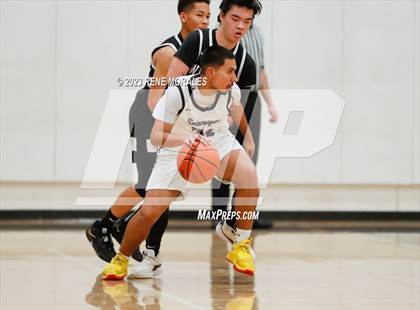 Thumbnail 2 in Whitney vs Sotomayor (CIF State Boys Basketball Championships D5 Round 1) photogallery.
