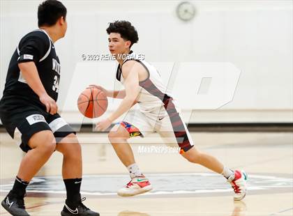 Thumbnail 3 in Whitney vs Sotomayor (CIF State Boys Basketball Championships D5 Round 1) photogallery.