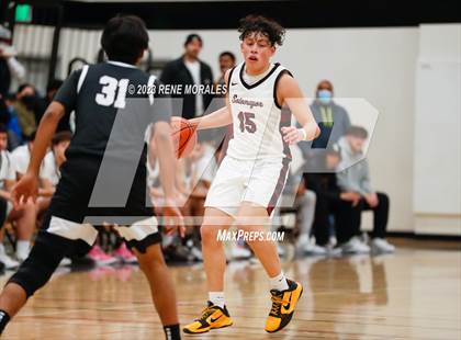Thumbnail 1 in Whitney vs Sotomayor (CIF State Boys Basketball Championships D5 Round 1) photogallery.