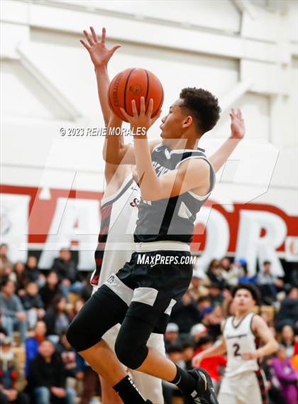 Thumbnail 1 in Whitney vs Sotomayor (CIF State Boys Basketball Championships D5 Round 1) photogallery.