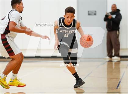 Thumbnail 1 in Whitney vs Sotomayor (CIF State Boys Basketball Championships D5 Round 1) photogallery.