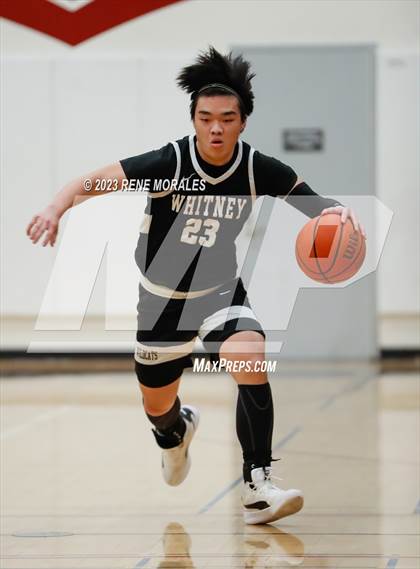 Thumbnail 1 in Whitney vs Sotomayor (CIF State Boys Basketball Championships D5 Round 1) photogallery.