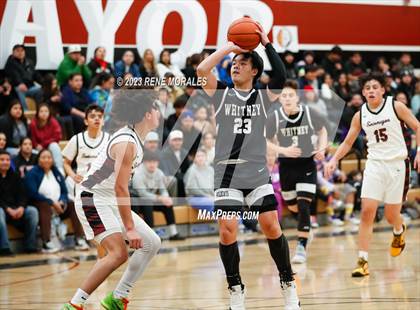 Thumbnail 1 in Whitney vs Sotomayor (CIF State Boys Basketball Championships D5 Round 1) photogallery.