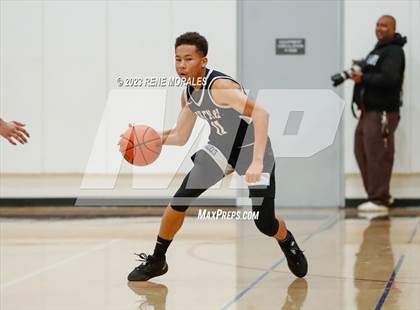 Thumbnail 3 in Whitney vs Sotomayor (CIF State Boys Basketball Championships D5 Round 1) photogallery.