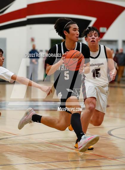 Thumbnail 3 in Whitney vs Sotomayor (CIF State Boys Basketball Championships D5 Round 1) photogallery.