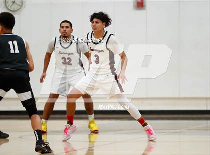 Thumbnail 1 in Whitney vs Sotomayor (CIF State Boys Basketball Championships D5 Round 1) photogallery.
