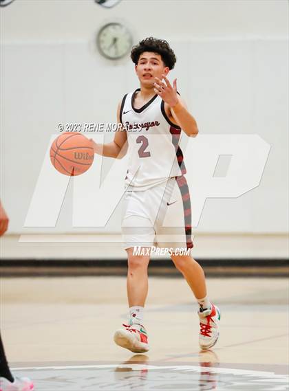 Thumbnail 3 in Whitney vs Sotomayor (CIF State Boys Basketball Championships D5 Round 1) photogallery.