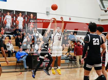 Thumbnail 2 in Whitney vs Sotomayor (CIF State Boys Basketball Championships D5 Round 1) photogallery.