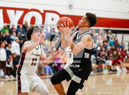 Thumbnail 2 in Whitney vs Sotomayor (CIF State Boys Basketball Championships D5 Round 1) photogallery.