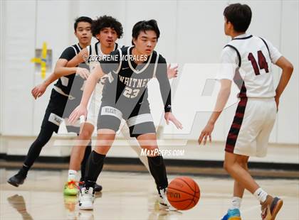 Thumbnail 2 in Whitney vs Sotomayor (CIF State Boys Basketball Championships D5 Round 1) photogallery.